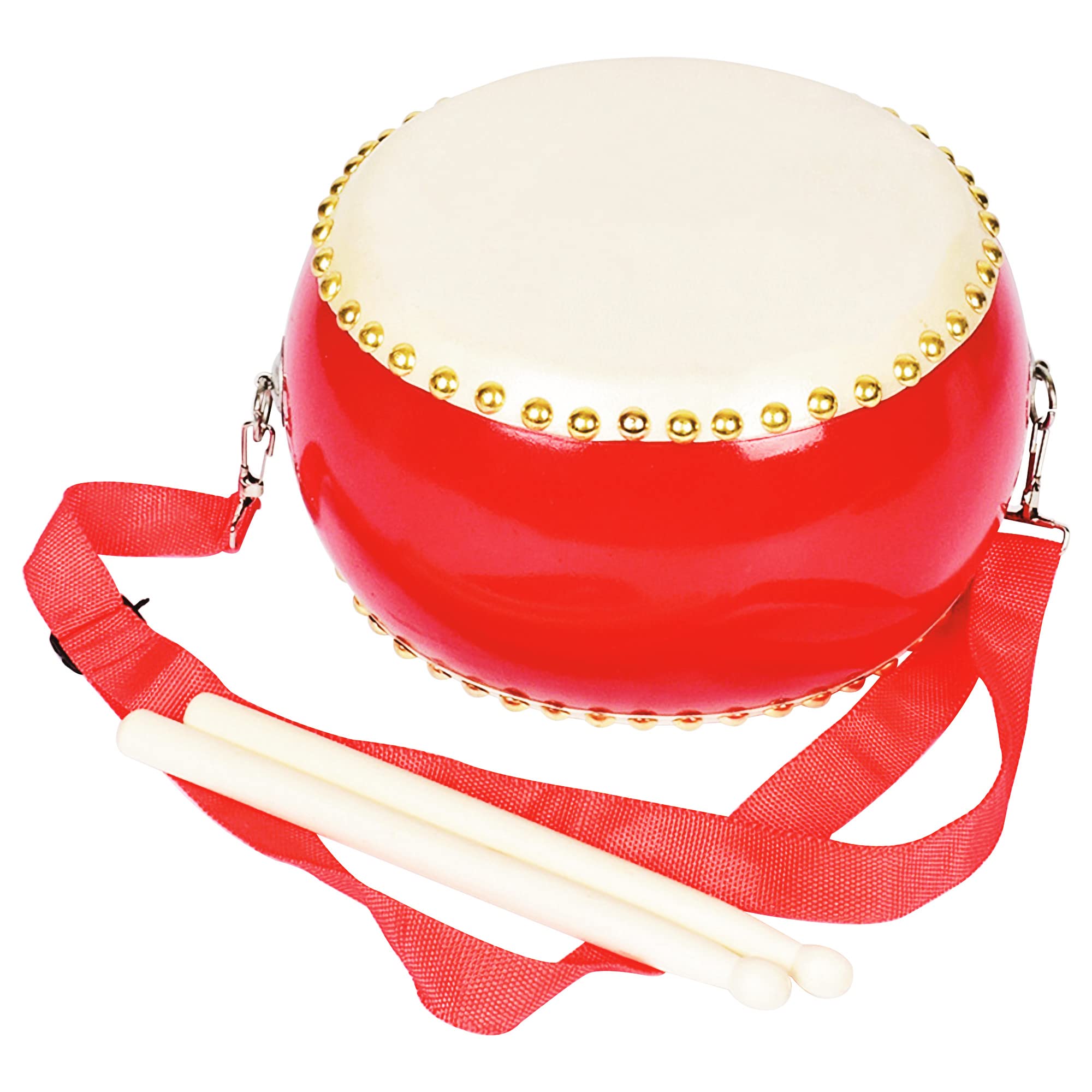 Photo 1 of DSQSTMR Drums Percussion Chinese Drum Hand Tambourine Taiko Bongos Musical Gifts Instruments for Kids Sensory Learning Set Little Boy Kids Toys