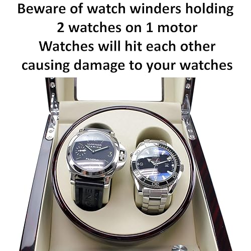 Versa [Newly Updated] Quad Watch Winder in Black Independently - Main Image