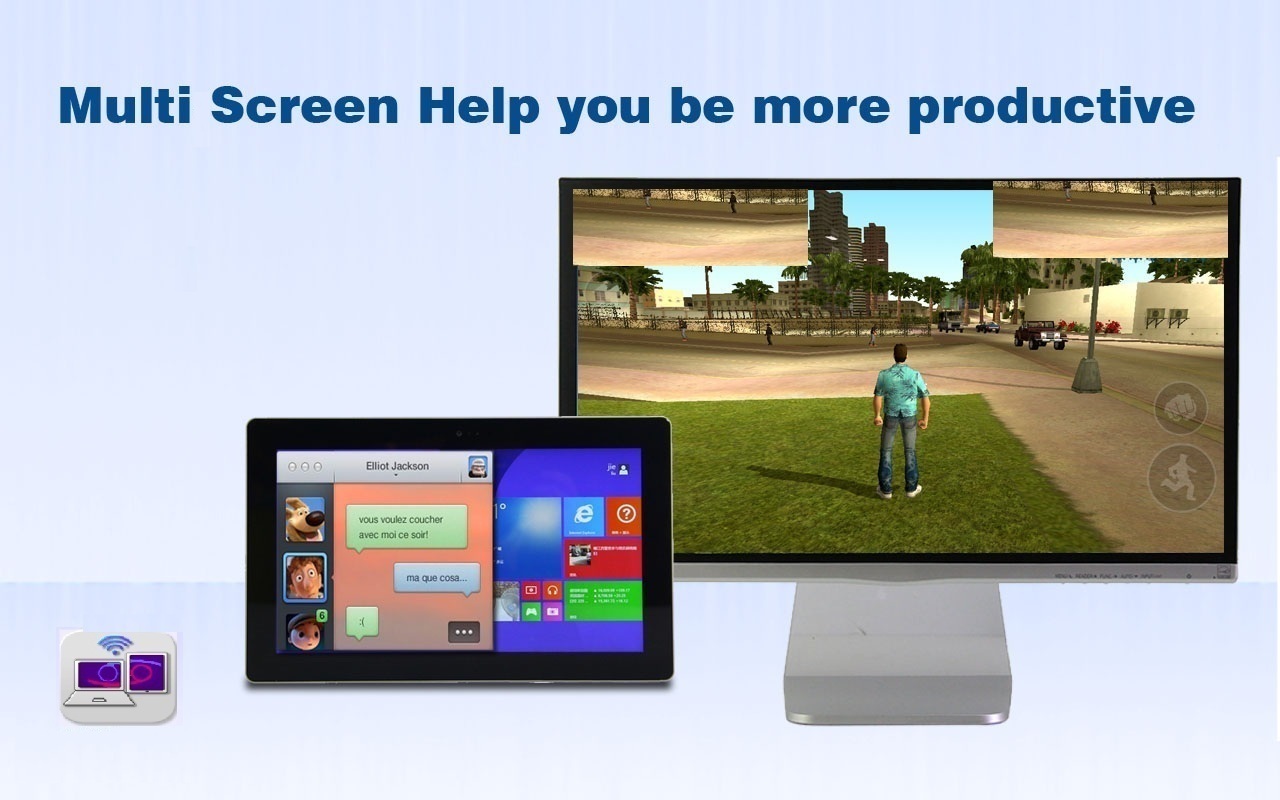 AirScreen Portable Display Pro Use your Kindle/Tablet as a monitor