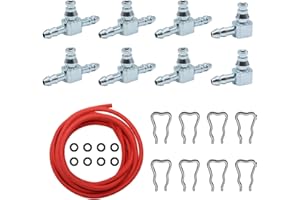 SYOWADA Diesel Fuel Injector Return line Rail Kit Replacement for Chevy GMC 2500 3500 6.6L LLY LBZ LMM Duramax Engines, 97328