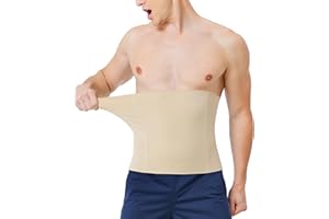 MOLUTAN Seamless Waist Trainer for Men Corset Tummy Control Shapewear Under Clothes Waist Slimmer Girdle