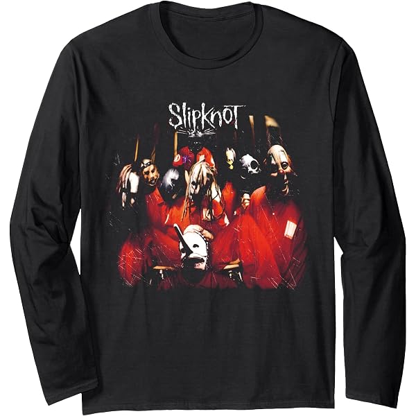 Amazon.com: Official Slipknot Self Titled Long Sleeve T-Shirt 