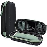 Case for Meridian Trimmer, Hard Carrying Case for MANSPOT Groin Hair Trimmer Without Recharge Dock, Meridian Shaver Storage Travel Bag MANSPOT Trimmer Holder with Shockproof Detachable Insert Foam