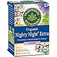 Traditional Medicinals Organic Nighty Night Valerian Relaxation Tea, 16 Tea Bags (Pack of 1)