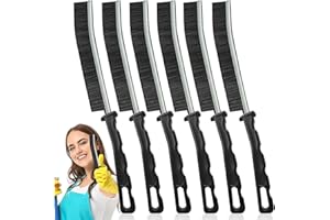 MYVAKY 6Pcs Hard Bristle Crevice Cleaning Brush - Thin Gap, Small, Grout, Kitchen, Toilet, Bathroom, Sink, Window Cleaning Tools