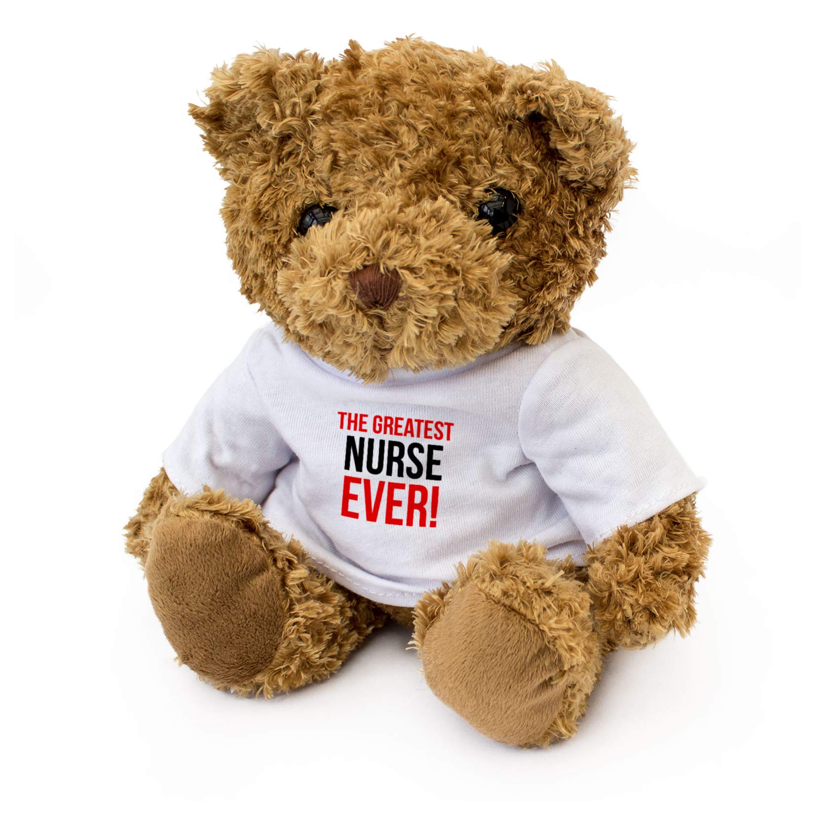 THE GREATEST NURSE EVER - Adorable Lovely Soft Brown Teddy Bear - Gift Present