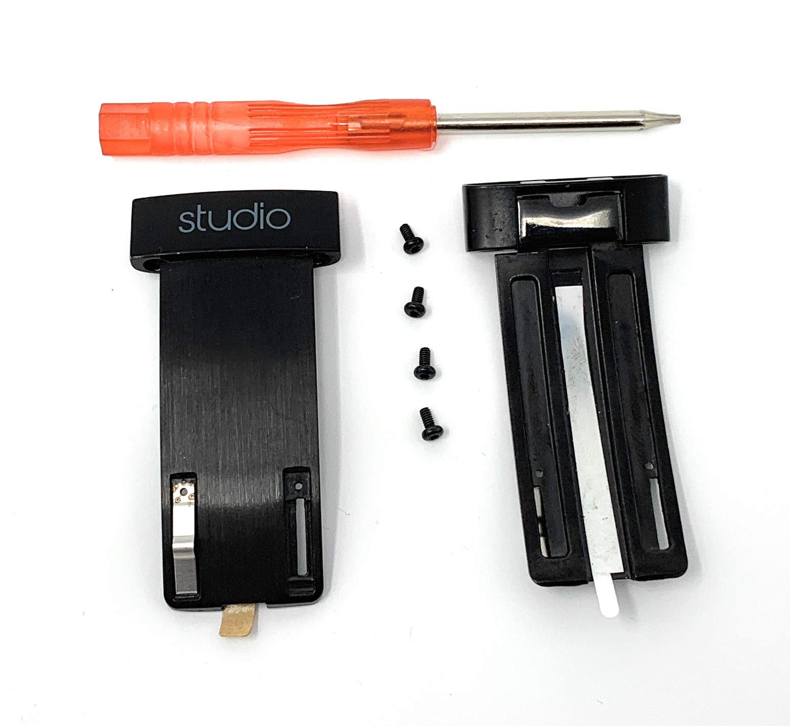 Studio 2.0 Metal Buckle lock connector Clips Rod Repair Parts Compatible with Beats B0501 Studio 2 headphones (Black)