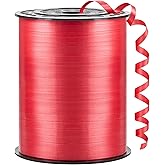 500 Yards Red Curling Ribbon-Balloon String-Balloon Ribbon Roll for Party Decoration, Gift Wrapping, Wedding, Art Crafts, Florist Flower