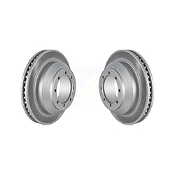 Genius Rear Coated Disc Brake Rotors Pair