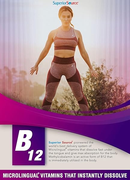 SUPERIOR SOURCE NO SHOT TRIPLE B-12 3,000 MCG – CARDIOVASCULAR SYSTEM & ENERGY SUPPORT SUPPLEMENT – HEART HEALTH SUPPORT SUPPLEMENT WITH METHYLCOBALAMIN – 60 INSTANT DISSOLVE TABLETS