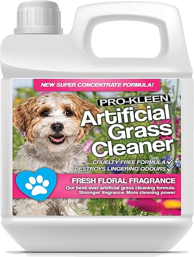 Pro-Kleen Artificial Grass Cleaner 4 in 1 10:1 Concentrate 1 L Floral