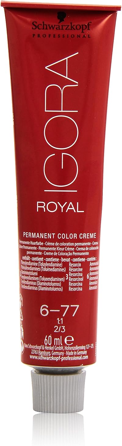 Schwarzkopf Igora Royal Permanent Hair Colour 6-77 60ml