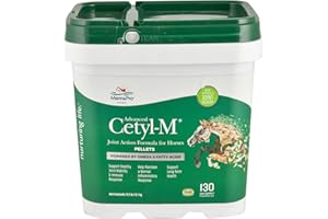 Manna Pro Cetyl-M Joint Supplement for Horses - Powered by Omega 5 Fatty Acids - 11.2 LB Pellets