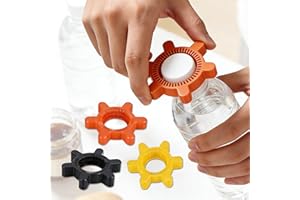 3Pcs Manual Can Opener - Plastic Bottle Opener with Easy-Grip Twist Cap Design - Ergonomic Handheld Tool for Soda Beverage Bo