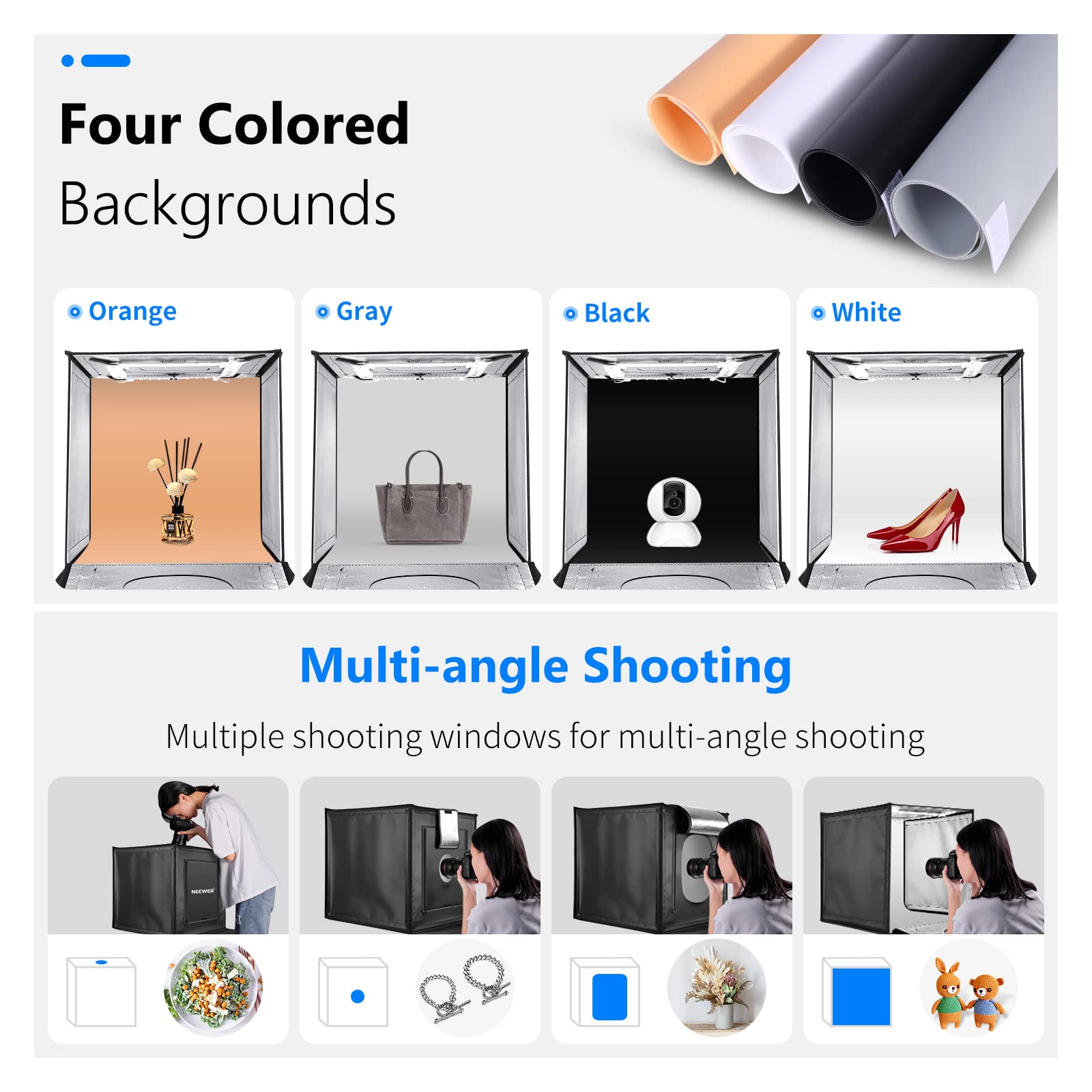 Mua neewer photo studio light box 20 x 20 shooting light tent with