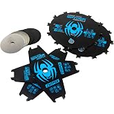 Spyder 6" Dado Stacking Saw Blade Set 12T, 5/8" Arbor (13023) | Carbide Nickel Cobalt ATB+FTG Teeth, for 1/4" - 13/16" Clean Grooved Cuts