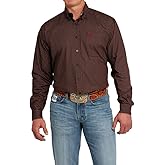 Cinch Men's Black Print Button Down Shirt