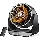 DREO Whole Room Heater 714, 60° Vertical & 90° Horizontal 3D Oscillating Heating, 12 ft/s Long-Range Circulator, 3 Heat & 3 F