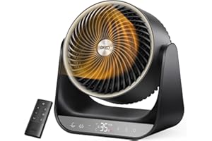 Dreo Space Heater 1500W, Electric Heater for Whole Room use with Remote, 12.14 ft/s Portable Heater for Indoor Use, 70° Oscil