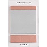 DiverseBee Pastel Sticky Notes Set, Cute Sticky Notes, Aesthetic Self-Stick Note Pads, Sticky Tabs, Page Flags, Planner Accessories, Journaling Office School Bible Study Supplies (Fern)