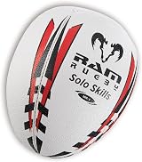 Ram Rugby Solo Rebounder Rugby Ball Size 5 for Solo Practice