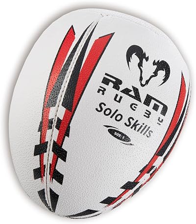 Ram Rugby Solo Rebounder Rugby Ball Size 5 for Solo Practice
