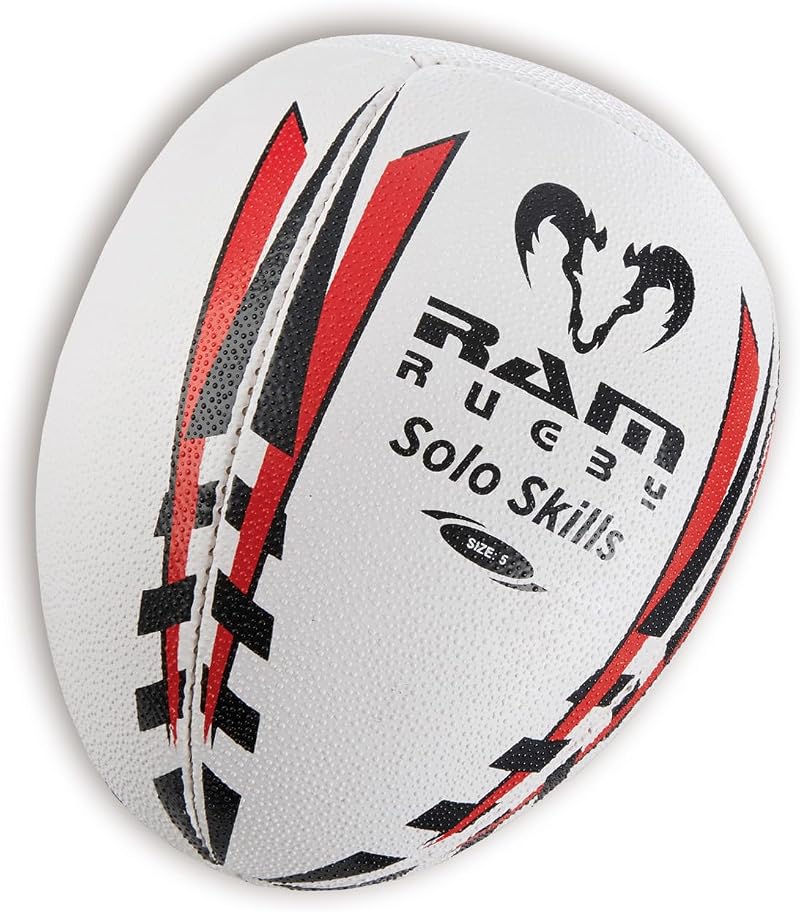Ram Rugby Solo Rebounder Rugby Ball Size 5 for Solo Practice