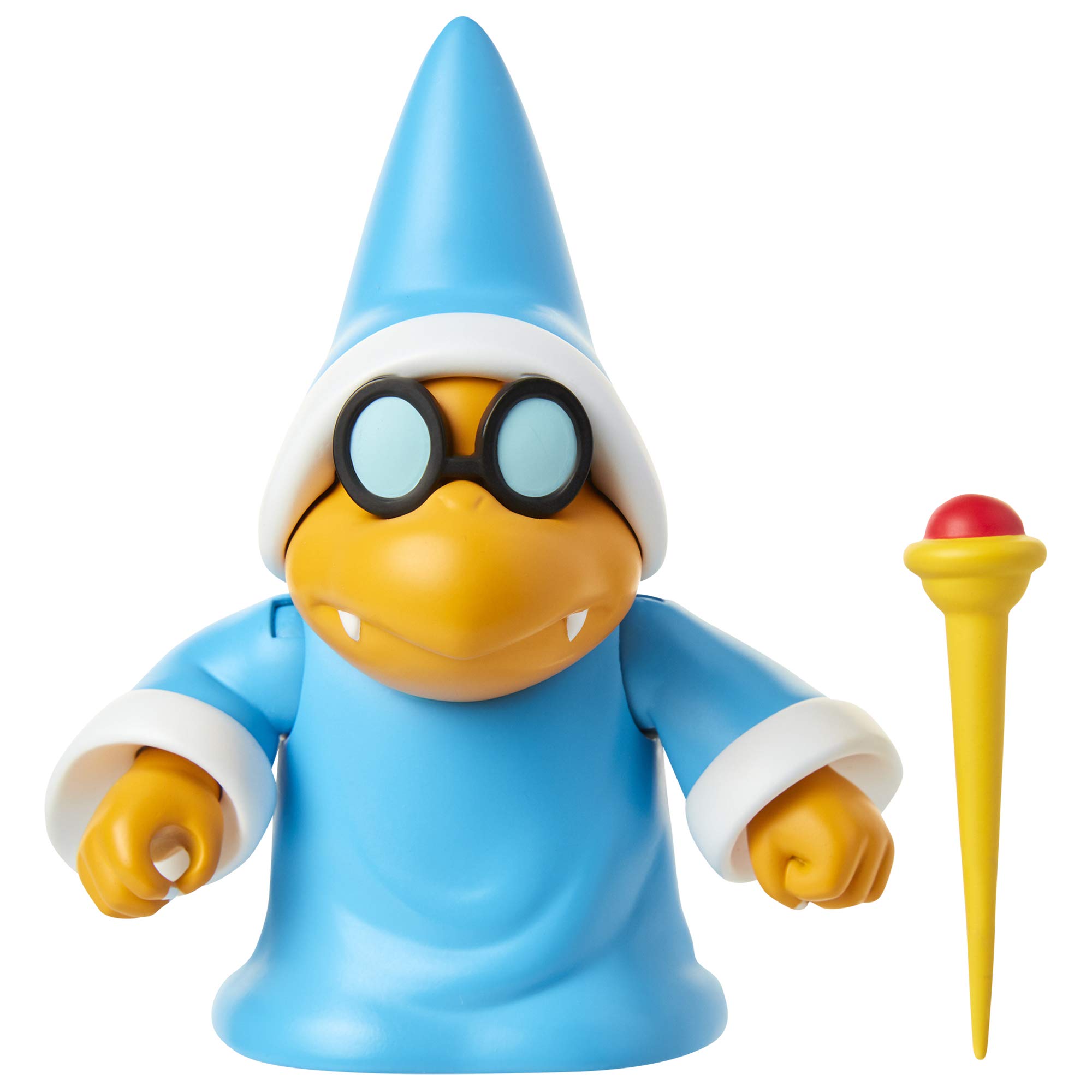 Nintendo Super Mario Magikoopa 4" Collectible Toy Action Figure with Wand Accessory Green