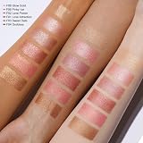 Oulac Shimmer Blusher Coral lluminator for Cheeks Light Tone Skin F03 Sweet Date view 7