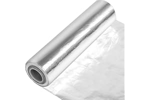 BOOROH Radiant Barrier Insulation Roll 28 Lbs Per 1000 sq. ft, Attic Insulation Roll 4' x 125', Double Reflective Aluminum Insulation Roll for House Wrap, Attic, Wall, Roof