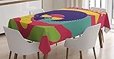 Ambesonne Vintage Tablecloth, Groovy Funk and Soul