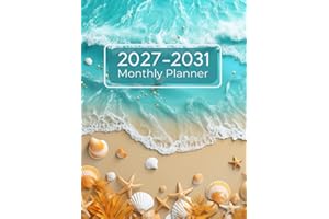 2027-2031 Monthly Planner: 5 Year From January 2027 To December 2031