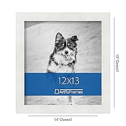 ArtToFrames 12x13 Inch White Picture Frame, This