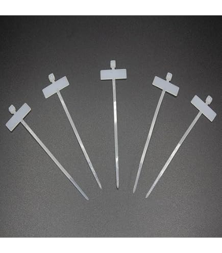 100pcs Plastic Label Markers Self-locking Zip Ties Mesh Wire Marker Cable Tag Nylon Ties Colorful Tag Cable Ties I552112590