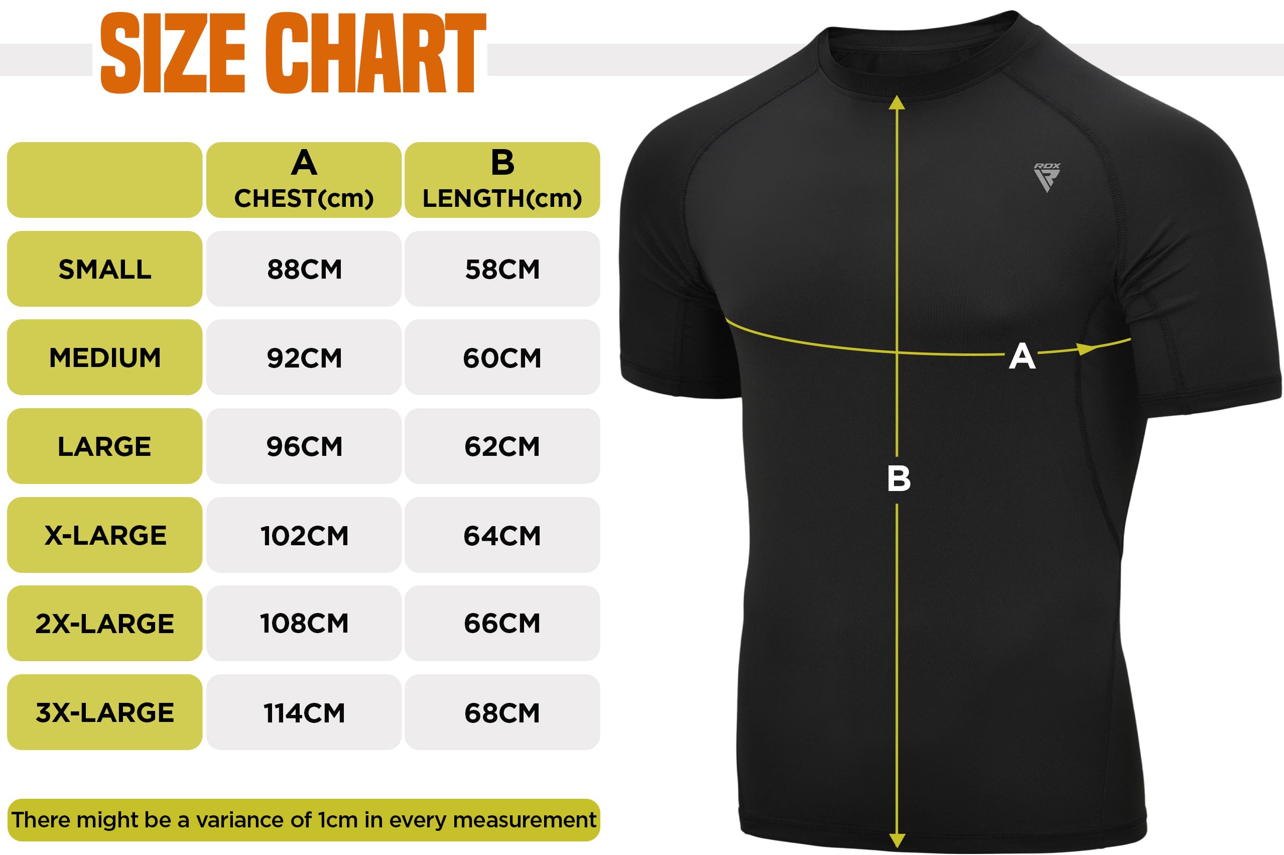 RDX Rash Guard BJJ, Compression Baselayer Top Men Adults & Kids, Quick Cool Dry Wetsuit Swimming Vest for Surfing MMA Training Sparring Running Cycling, Men's Sweatshirts, Long Short Sleeve Thermal