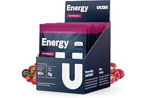 UCAN Energy Powder, Cran-Raz, Keto, Sugar-Free Pre & Post Workout for Men & Women, Non-GMO, Vegan, Gluten-Free, Great for Runners, Gym-Goers and High Performance Athletes (12 Servings, 25g)