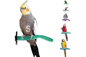 Sweet Feet and Beak Safety Pumice Perch - Trims Nails and Beak - Promotes Healthy Feet - Safe Non-Toxic Bird Supplies for Bird Cages - Small 8"