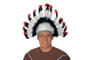 Rubies Feather Headdress Costume Accessory for Adults Unisex No Size