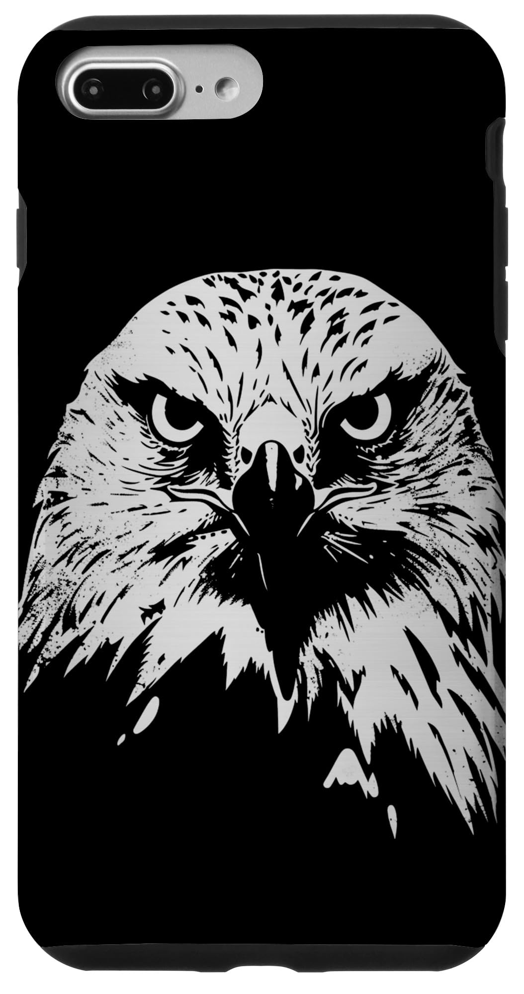 iPhone 7 Plus/8 Plus Fierce Eagle Head Design Patriotic American Bald Eagle Art Case