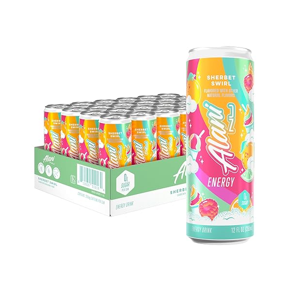 ALANI NU SHERBET SWIRL SUGAR FREE, LOW CALORIE...