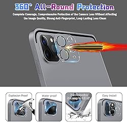 QHOHQ [2+2 Pack] Tempered Glass Screen Protector