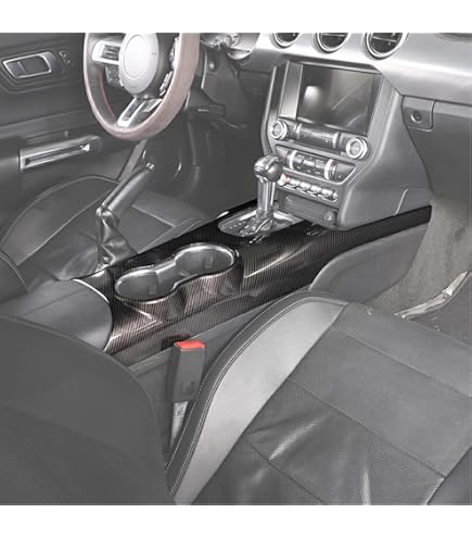 Autocollant Protection Fibre Carbone Pour Ford Mustang S550 2015-2023 - Cadre Phare