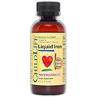 CHILDLIFE ESSENTIALS Liquid Iron for Kids - Iron Supplement Drops for Toddler & Baby, Gluten Free - Natural Berry, 4 Fl Oz