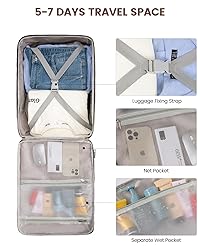LOVEVOOK 40L Travel Backpack for Women & Men, Large