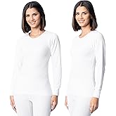 Indera Women's Thermal Long Sleeve Shirt, Cozy Waffle Shirt with Reliable Heat Retention