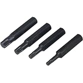 Lisle 60750 4 Pc. Triple Square 12 Point Bit Set