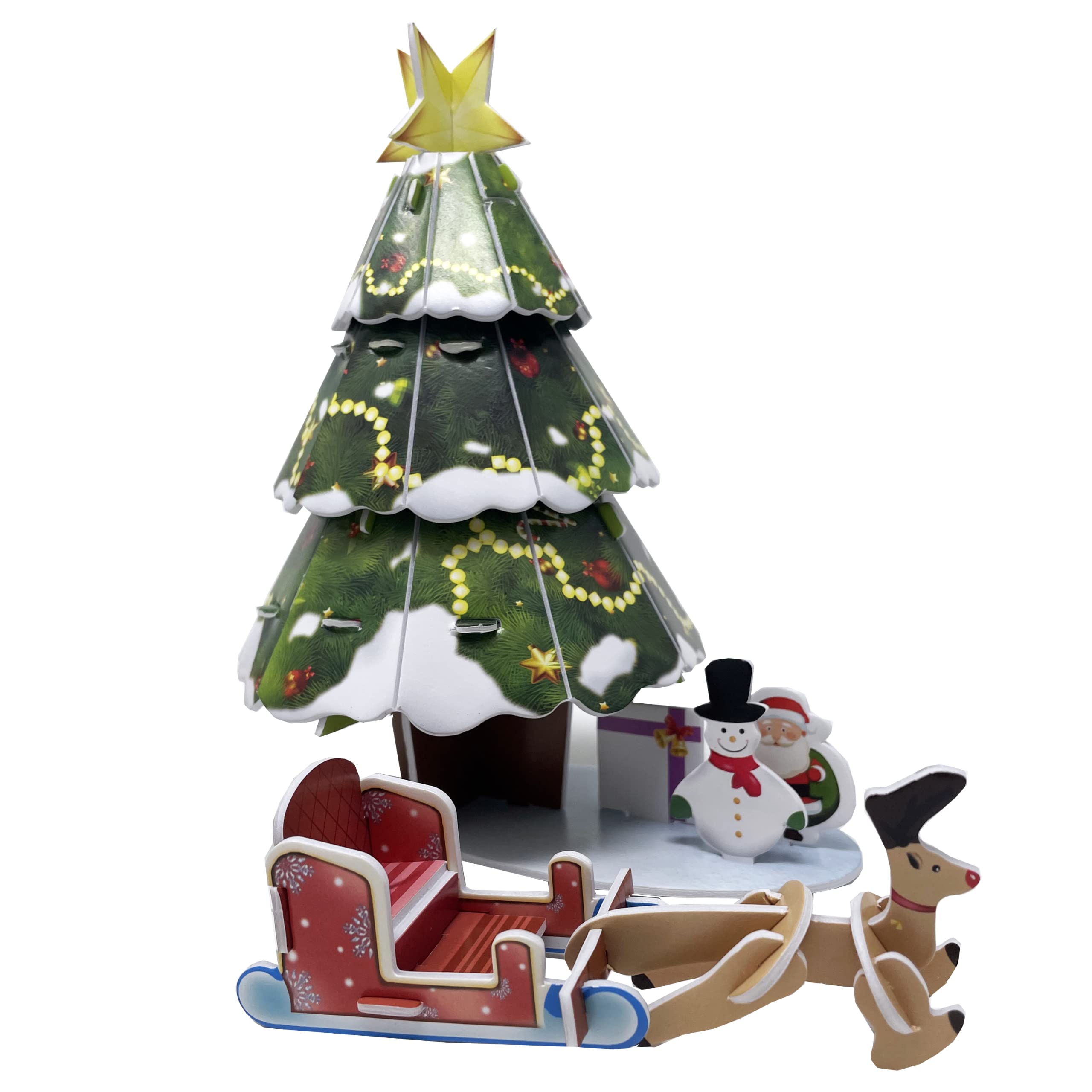 Famous Building 3D Puzzle (Christmas Tree)