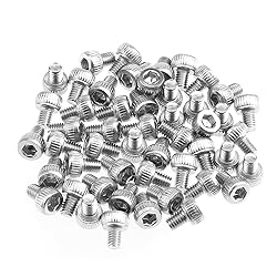 HELIFOUNER 100 Pieces M3 x 14mm, Thread Pitch