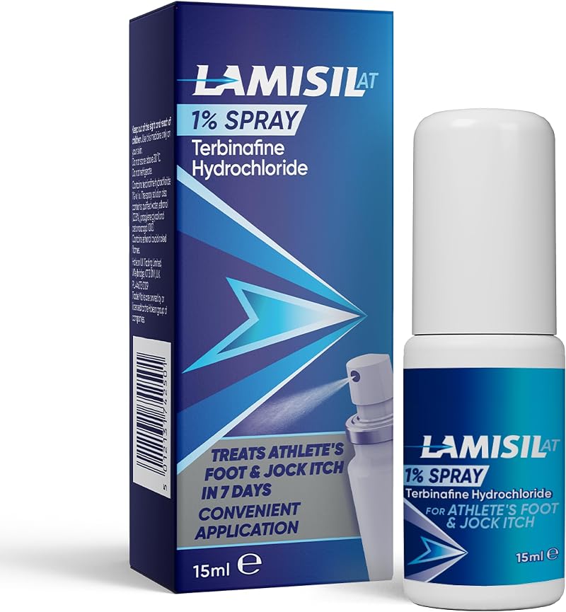 Lamisil AT 1% Spray Athlete’s Foot Treatment 15 ml