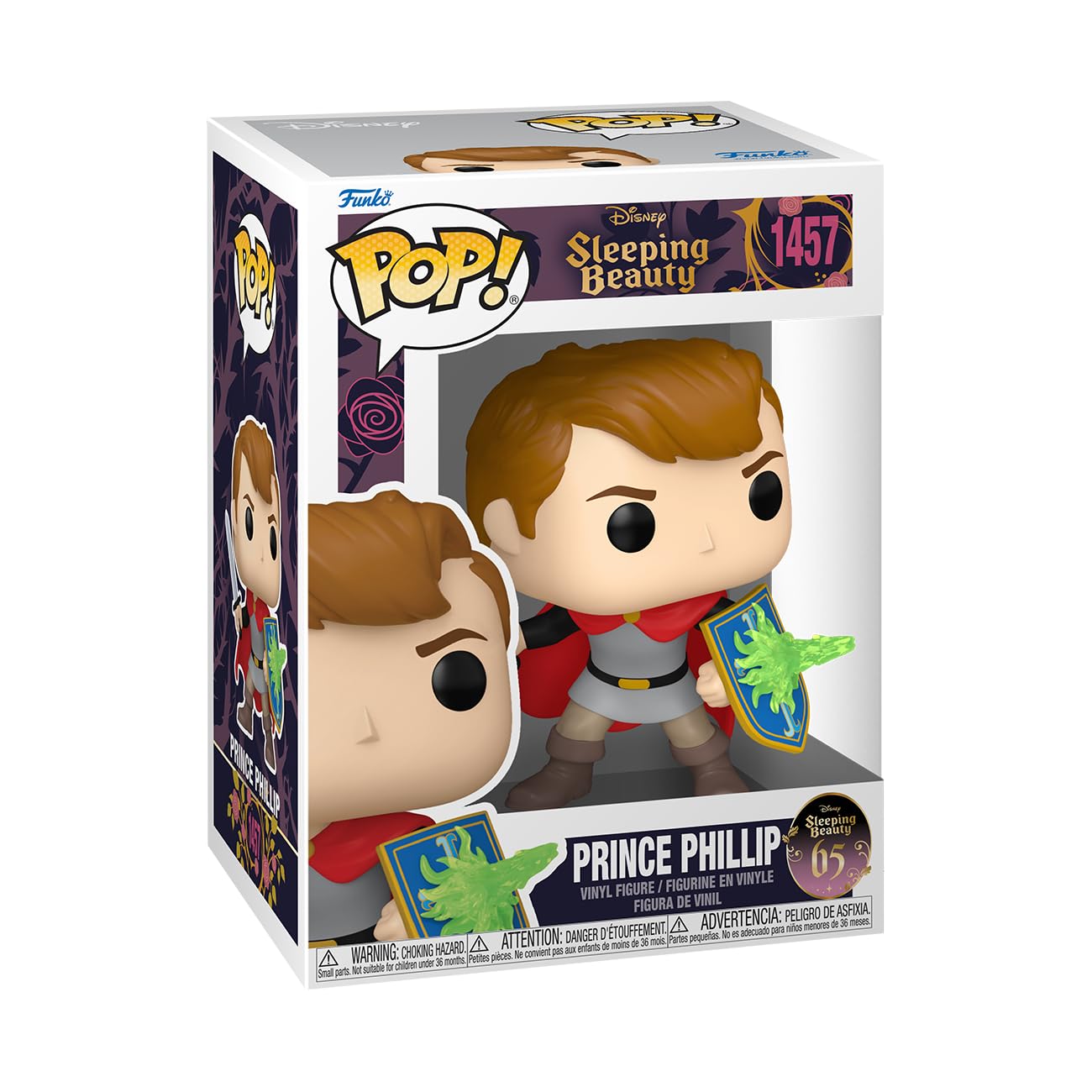 Funko POP! Disney: Sleeping Beauty 65th Anniversary - Prince Phillip - Collectable Vinyl Figure - Gift Idea - Official Merchandise - Toys for Kids & Adults - Movies Fans - Model Figure for Collectors